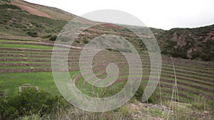 Archeological site Moray in Cusco Peru.