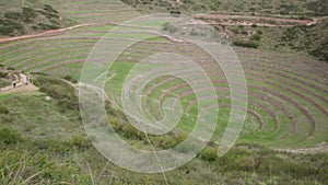 Archeological site Moray in Cusco Peru.