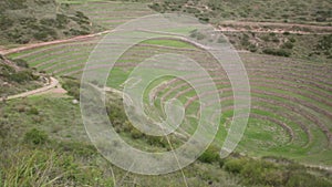 Archeological site Moray in Cusco Peru.