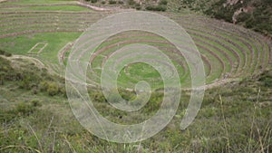 Archeological site Moray in Cusco Peru.