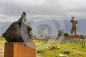Archeological site of Pompei, Campania, Italy photo