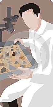 Archeology illustration series