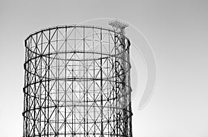 ARCHEOLOGY OF INDUSTRIAL ARCHITECTURE: OLD GASOMETER IN OSTIENSE DISTRICT (ROME, ITALY