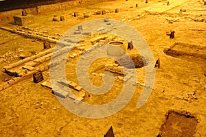 Archeology site of Tang Dynasty in Chengdu