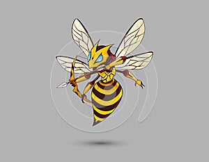 Arquero miel de abeja ilustraciones 