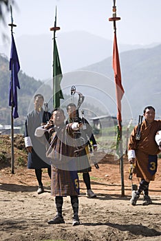 Archer, Paro, Bhutan