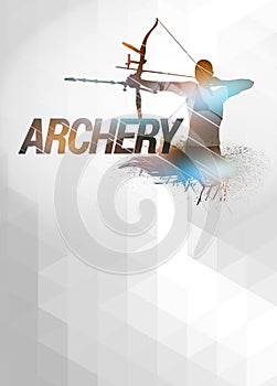 Archery background photo