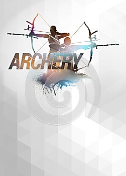 Archery background photo