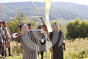 Archery, Bumthang Valley,