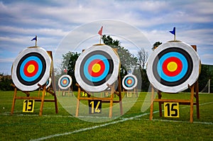 archery coat of arms paillon target competition photo