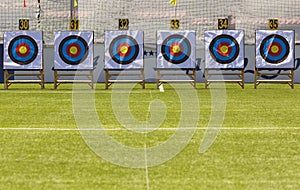 Archery target rings