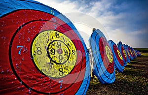 Archery targets photo