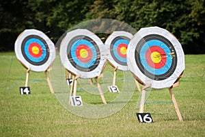 Archery targets photo