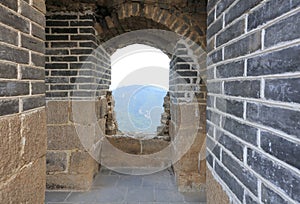 Archery window of the Great Wall, adobe rgb