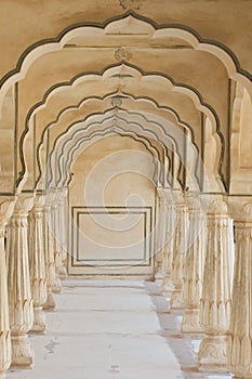 Arches at Amber Fort near Jaipur