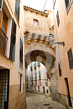 Arches of Barrio Calatrava in Majorca photo