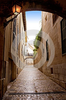 Arches of Barrio Calatrava in Majorca photo