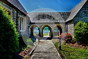 Arches in breezeway