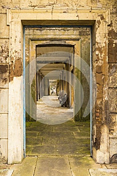 Arches in the Catacombs of Kensal Green Cemetery photo