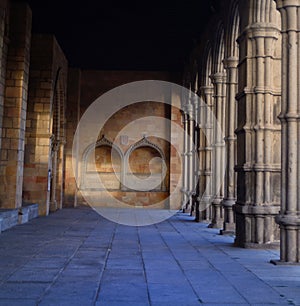 Arches of the Church of San Vicente in Avila