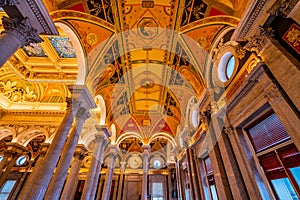 Arches Columns Ceiling Library of Congress Washington DC