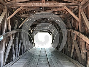 Arches in Covered Bridge