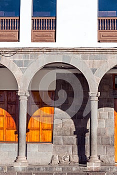 Arches in Cuzco, Peru