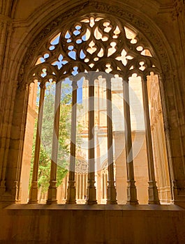 Arches ghotic style in segoviaÂ¡s cathedral