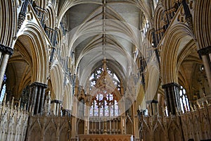 Arches of Lincoln cathedral
