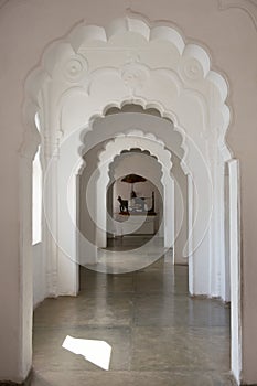 Arches at Mehrangarh Fort in Jodhpur