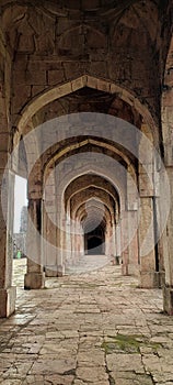 Arches in a monument of Mandu