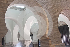 Ancient archictecture in Mezquita Mosque,Toledo, Castilla la Mancha, Spain photo