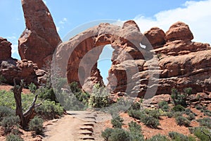 In Arches National Park, America