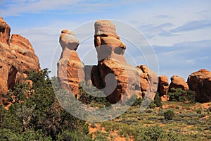 In Arches National Park, America