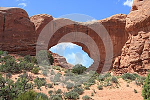 In Arches National Park, America