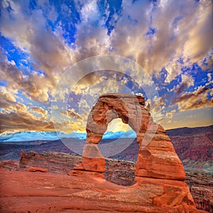 Arches National Park Delicate Arch in Utah USA