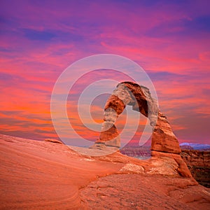 Arches National Park Delicate Arch in Utah USA