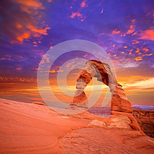 Arches National Park Delicate Arch in Utah USA