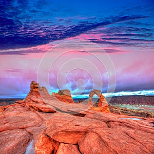 Arches National Park Delicate Arch in Utah USA