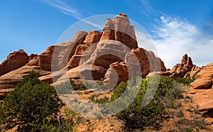 Arches National Park Fins Rock Formation