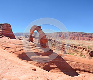 Arches National Park landscape.