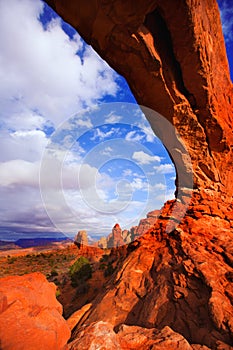 Arches National Park in Moab Utah USA