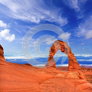 Arches National Park in Moab Utah USA