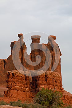 Arches National Park red rock monuments