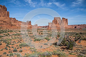 Arches National Park sandstone formations