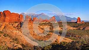 Arches National Park, Scenic Desert Landscape, Utah USA