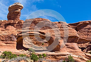 Arches National Park Tower Arch Closeup