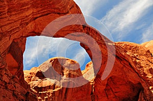 Arches National Park - under the Double Arch