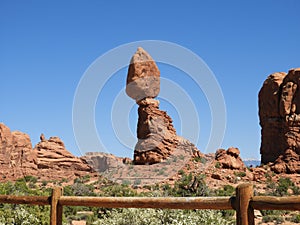 Arches National Park USA Utah Moab balanced rock