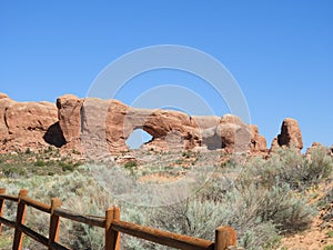 Arches National Park USA Utah Moab rock formation